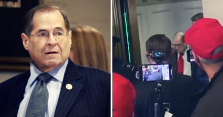 “Shame on you!” – Jerry Nadler confronted by pro-Trump activists after hearing